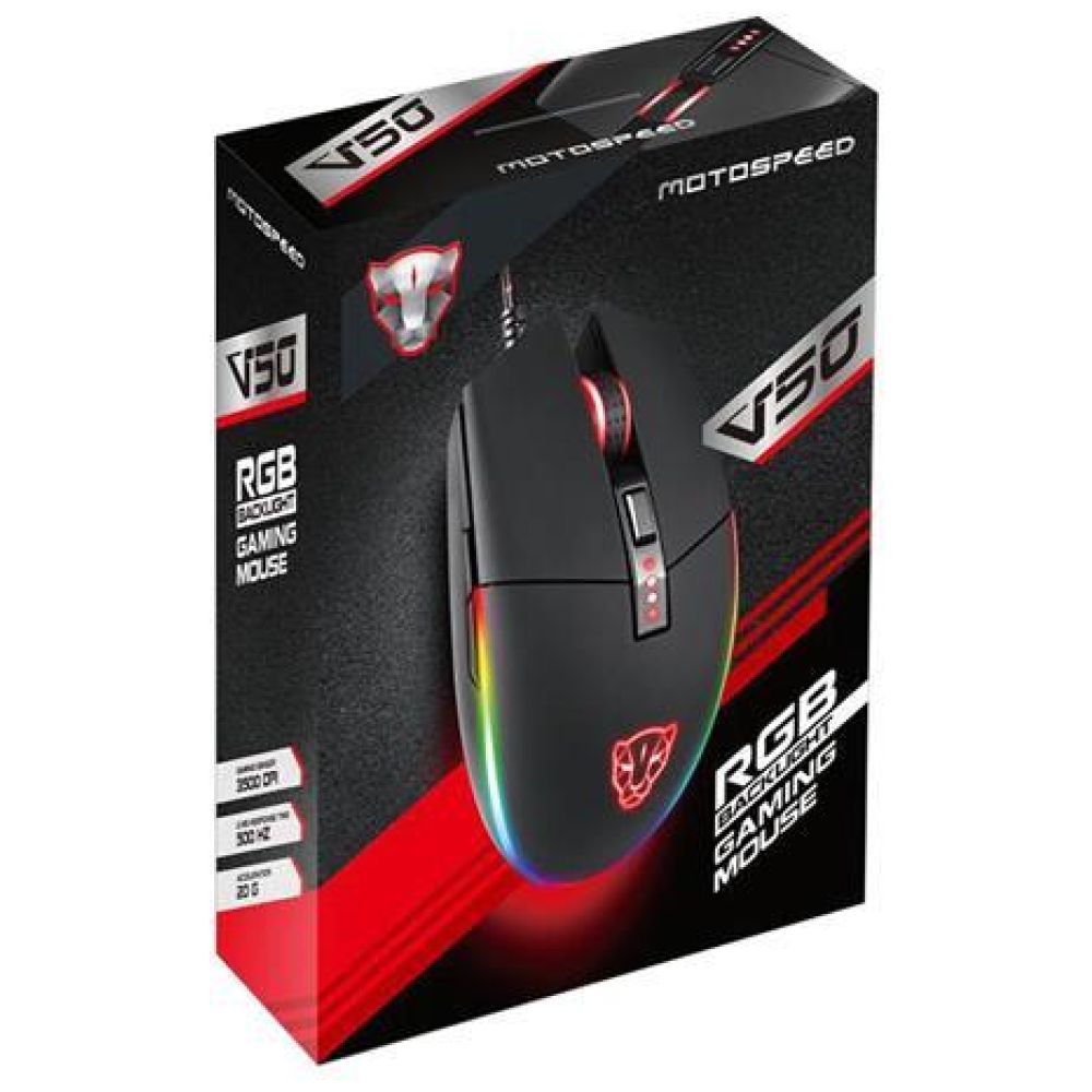 MOTOSPEED V50 GAMING ΠΟΝΤΙΚΙ ME RGB BACKLIGHT - Image 3