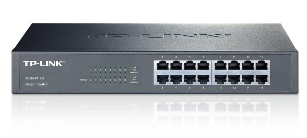 TP-LINK Desktop/Rackmount Switch TL-SG10016D 16 Θυρών, Ver. 7.1