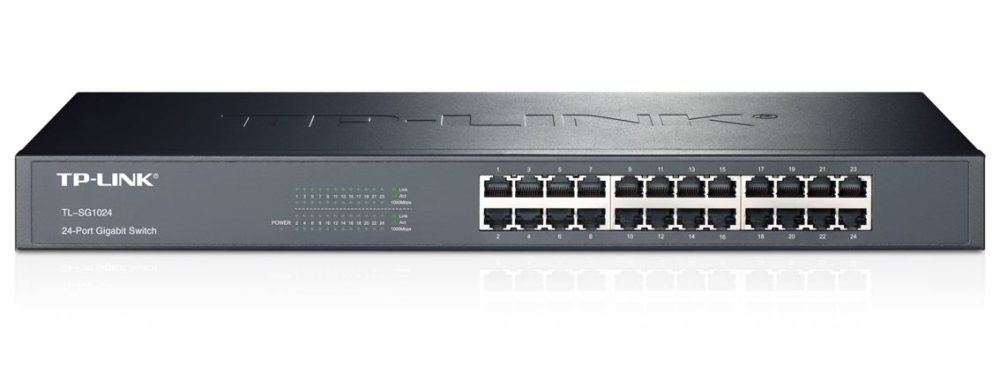 TP-LINK Gigabit Rackmount Switch TL-SG1024 24-Port, Ver. 11