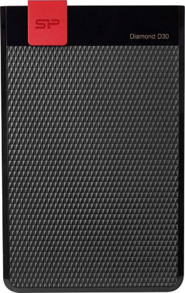 SILICON POWER Εξωτερικός HDD 4TB Diamond D30 D3L, USB 3.1, Black