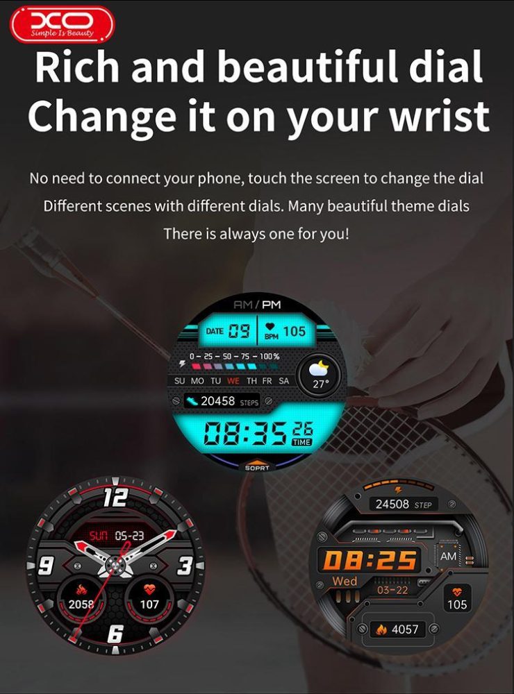 XO H32, SMART WATCH, 1,28” - Image 5