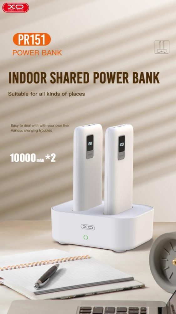 XO PR151 2 x POWERBANK 10000mAh, ΜΕ ΟΘΟΝΗ ΚΑΙ ΒΑΣΗ ΦΟΡΤΙΣΗΣ - Image 4