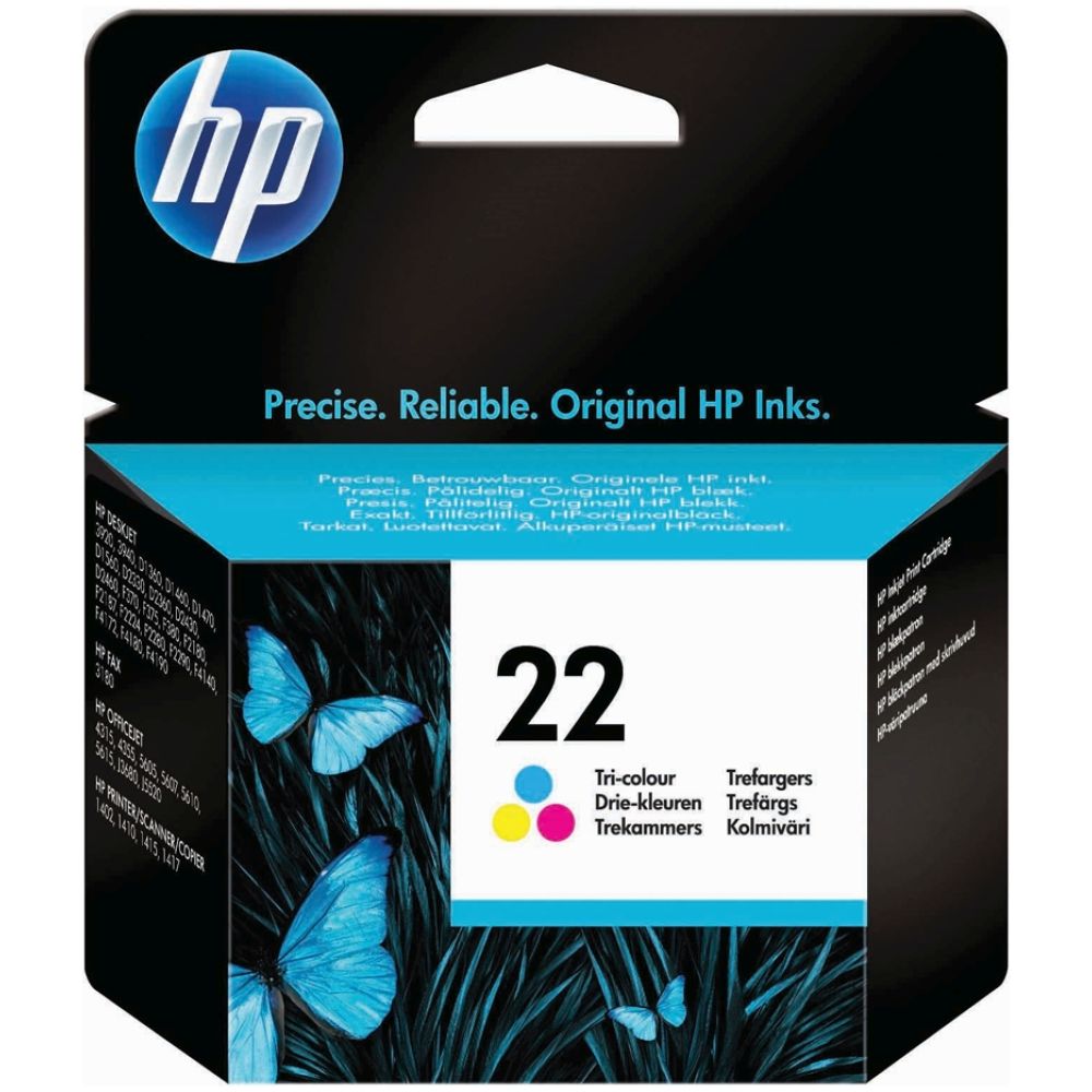 HP Μελάνι Inkjet No.22 Colour (C9352AE) (HPC9352AE)