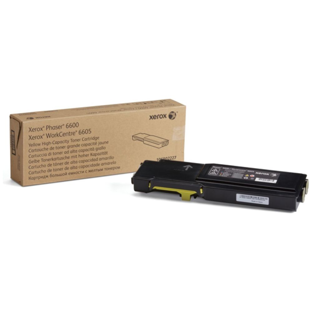 XEROX PHASER 6600 YELLOW HC TONER (6k) (106R02231) (XER106R02231)