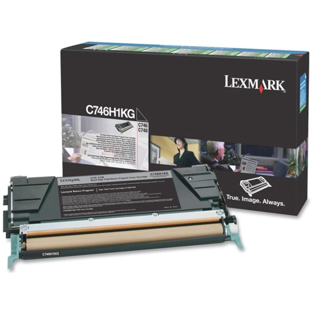 Toner Lexmark C746H1KG Black (C746H1KG) (LEXC746H1KG)