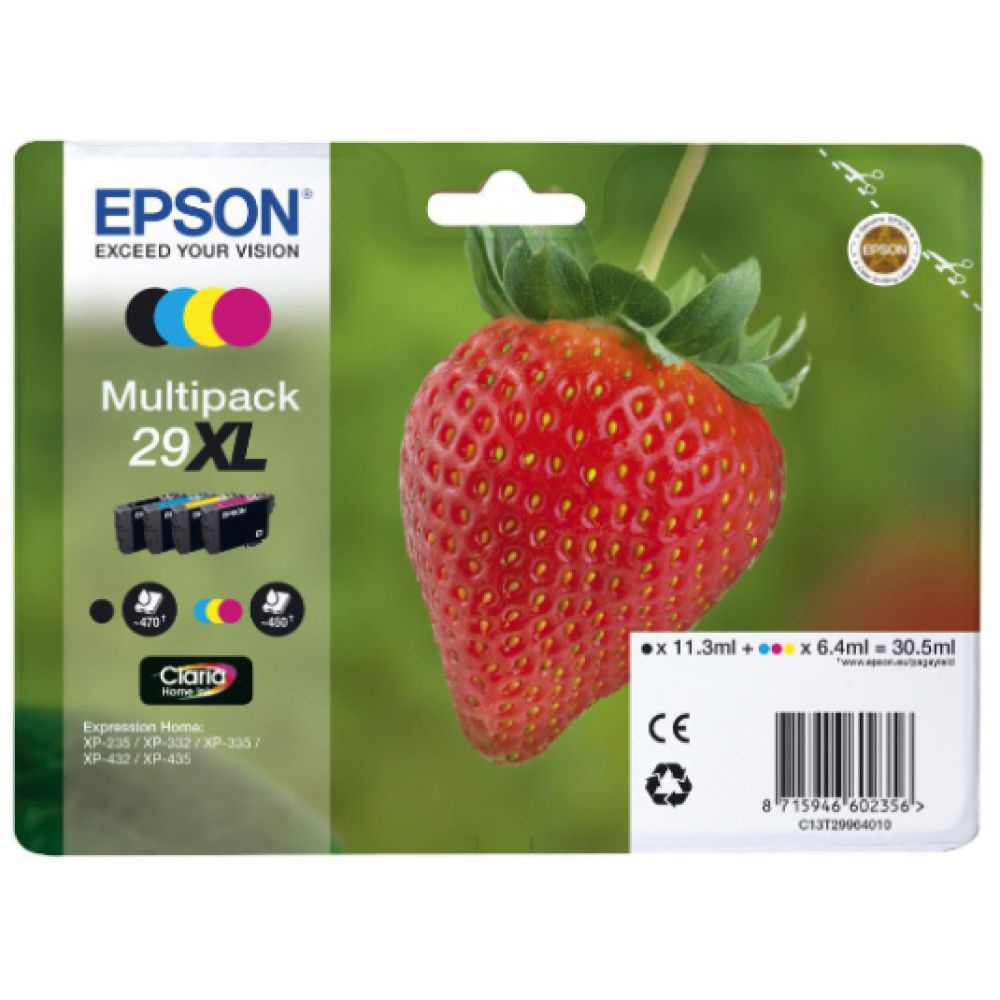 Epson Μελάνι Inkjet Series 29 Multipack XL (C13T29964012) (EPST299640)