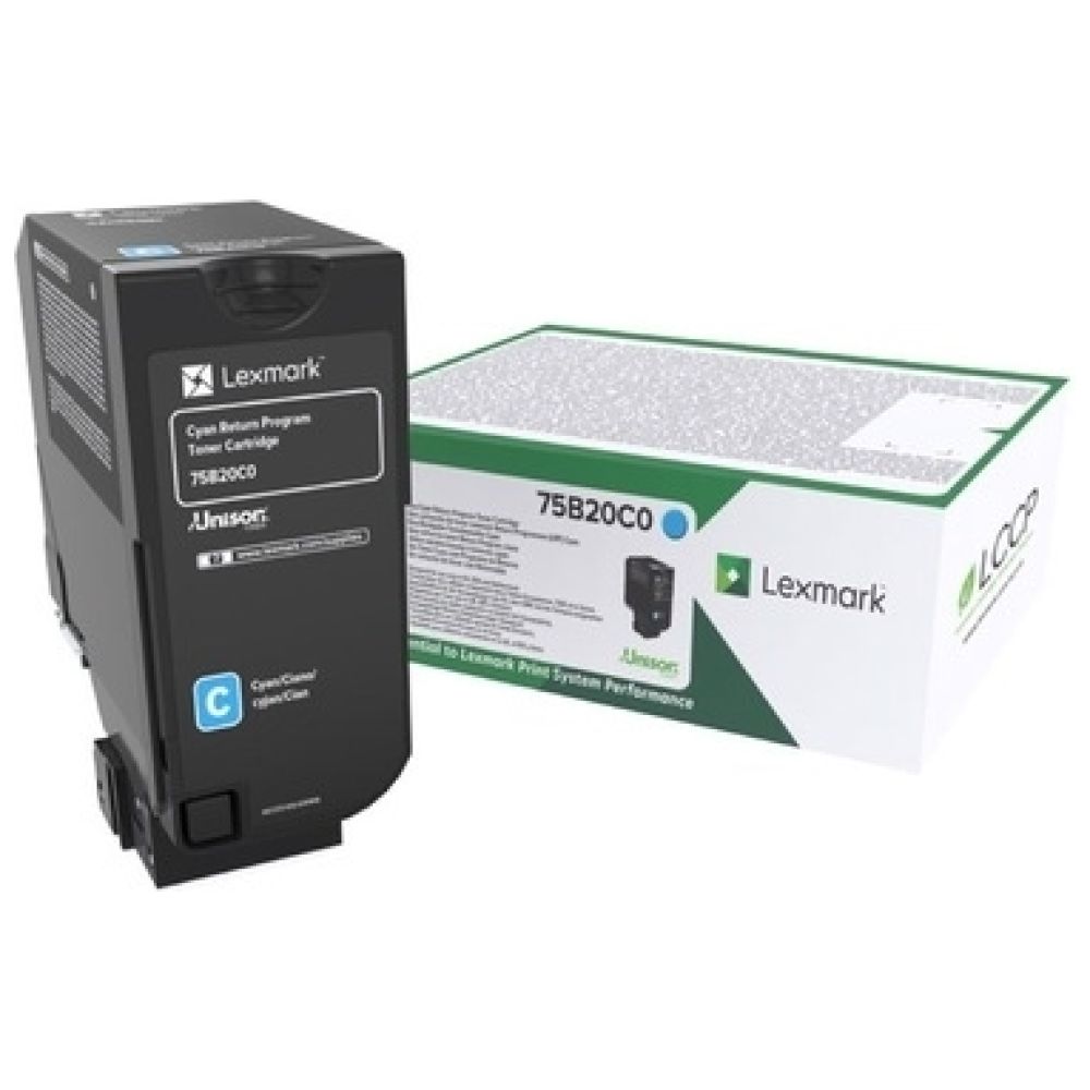 LEXMARK CS727/CS728/CX728 TONER CYAN 10K (75B20C0) (LEX75B20C0)