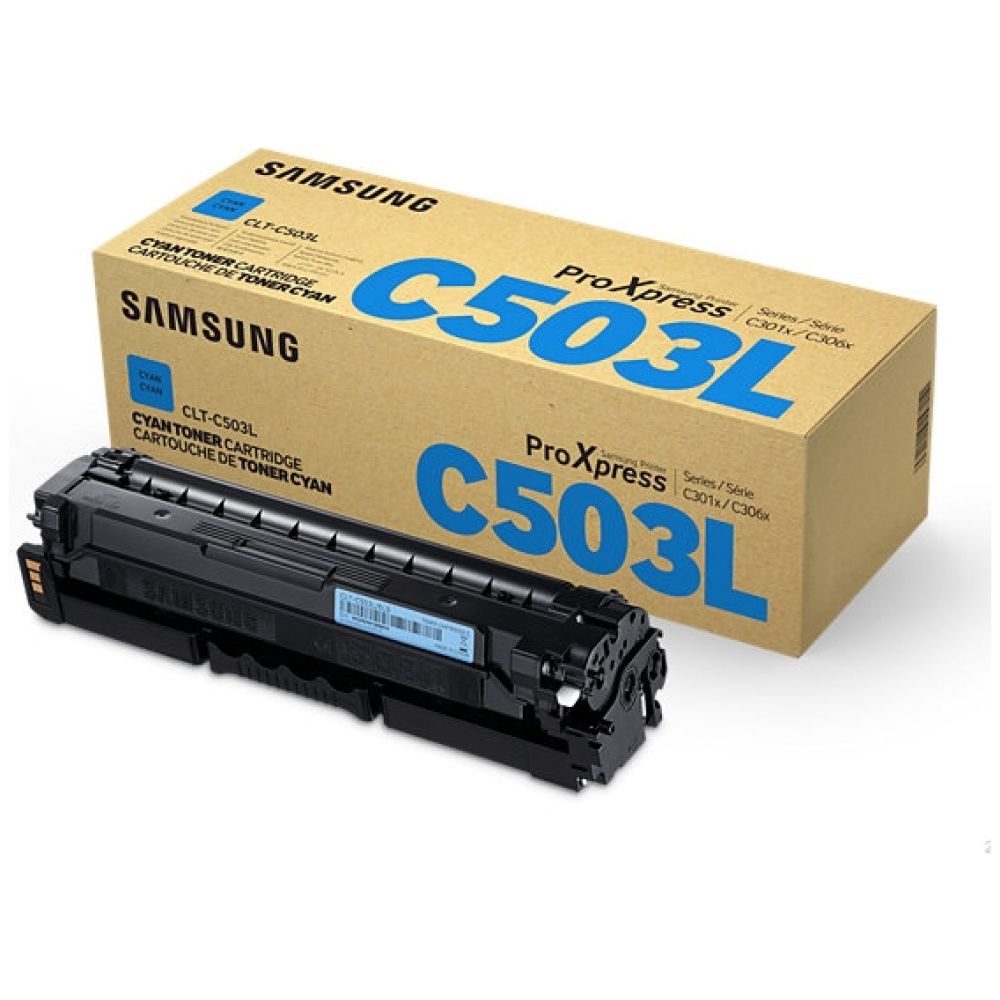 Samsung CLT-C503L H-Yld Cyan Toner Cartridge (SU014A) (HPCLTC503L)