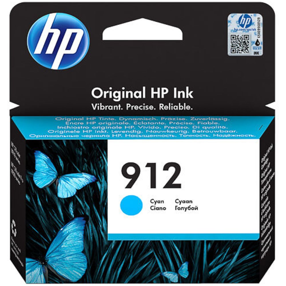 HP Μελάνι Inkjet No.912 Cyan (3YL77AE) (HP3YL77AE)