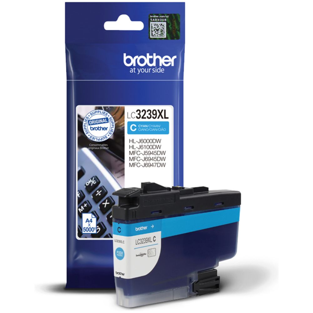 Brother Μελάνι Inkjet LC-3239XLC Cyan (LC-3239XLC) (BRO-LC-3239XLC)