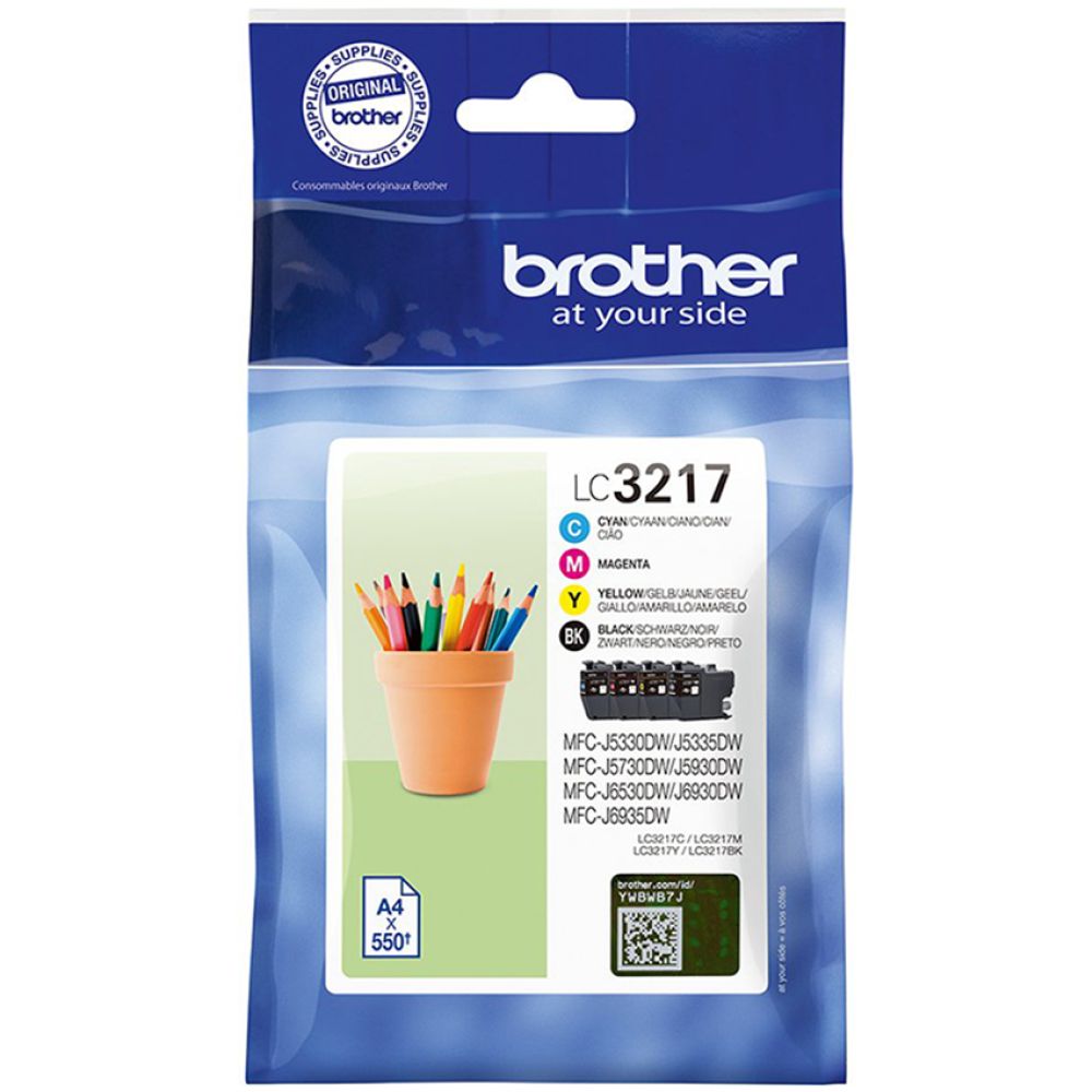 Brother Μελάνι Inkjet LC-3217VP Multipack (LC-3217VP) (BRO-LC-3217VP)