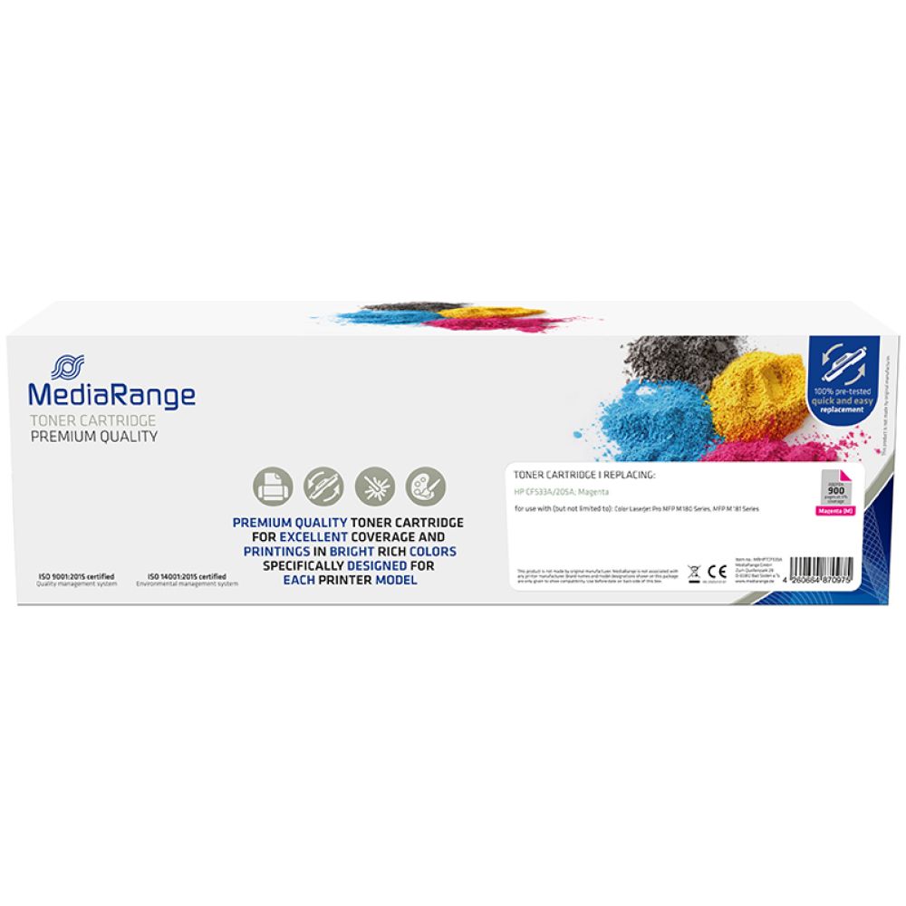 Toner MEDIARANGE Συμβατό για Εκτυπωτές HP (Magenta) (CF533A/205A) (MRHPTCF533A)