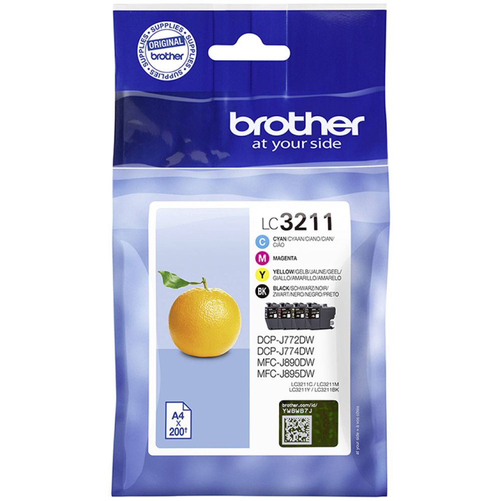 Brother Μελάνι Inkjet LC-3211VP Multipack (LC-3211VP) (BRO-LC-3211VP)