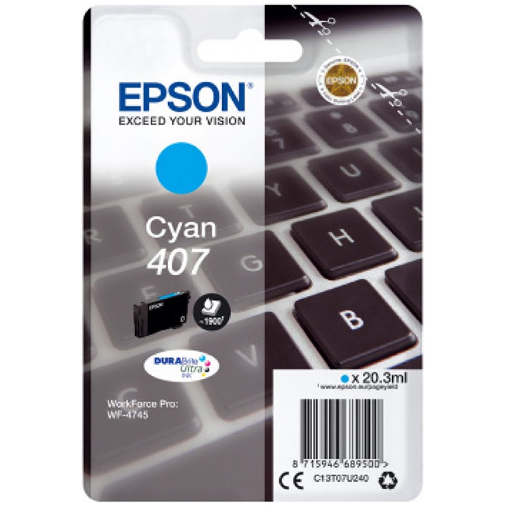 Epson 407 Cyan (C13T07U240)