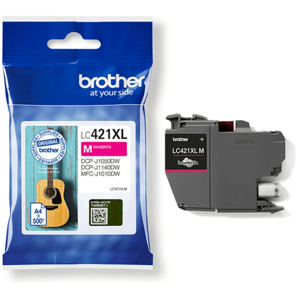 Brother Μελάνι Inkjet LC421 XLMagenta (LC421XLM) (BRO-LC-421XLM)