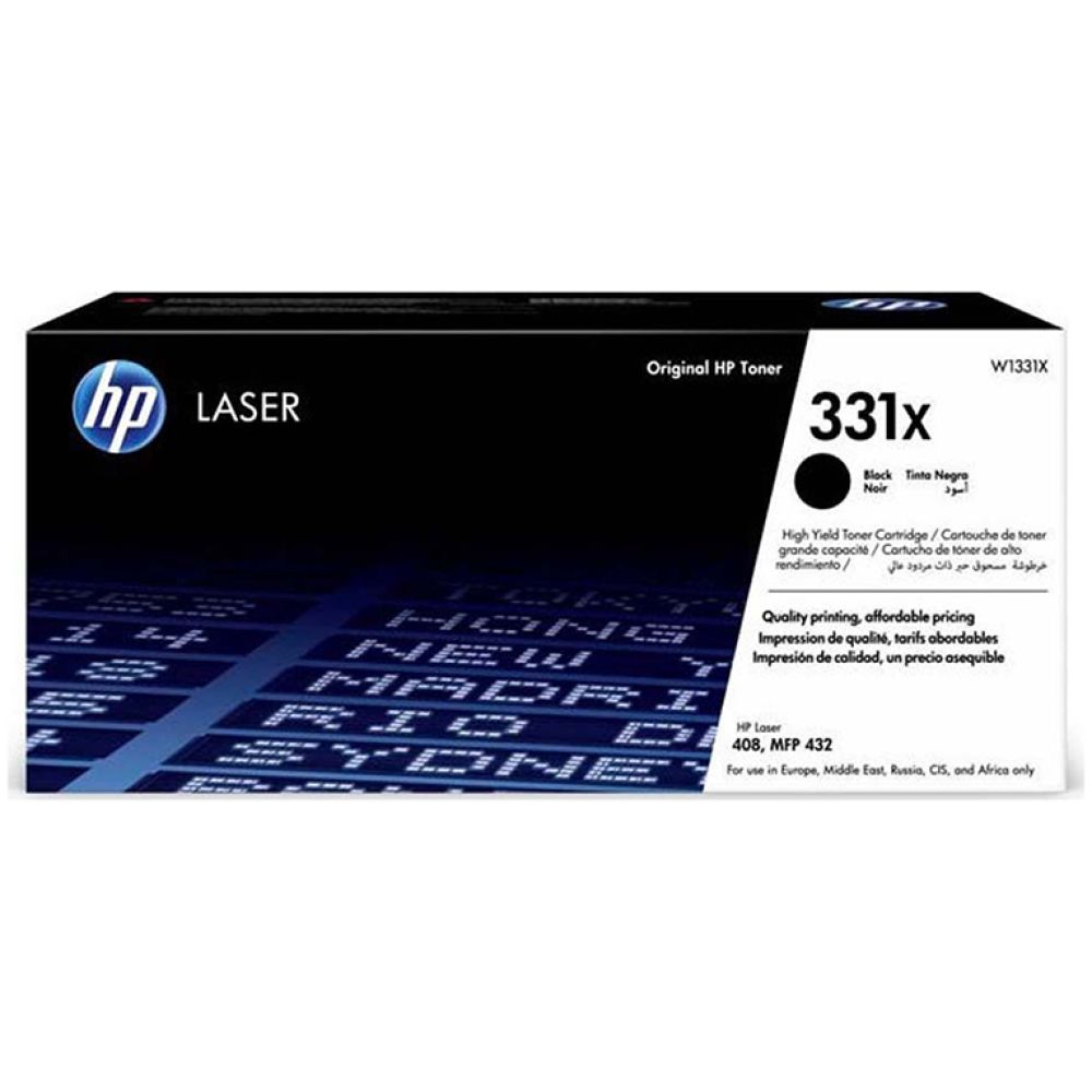 HP 331X Black LaserJet Toner Cartridge (15k) (W1331X) (HPW1331X)