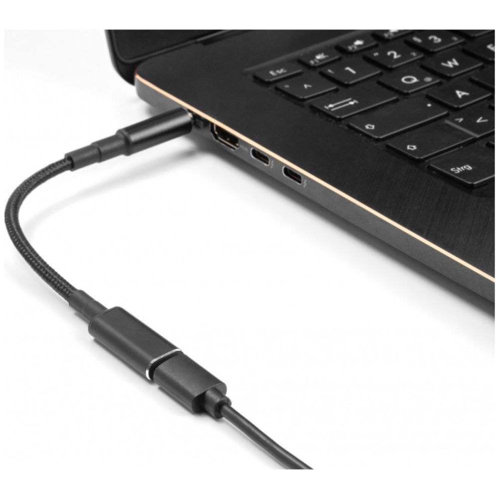 POWERTECH καλώδιο τροφοδοσίας CAB-UC067, USB-C σε IBM 7.9x5.5mm, μαύρο - Image 2