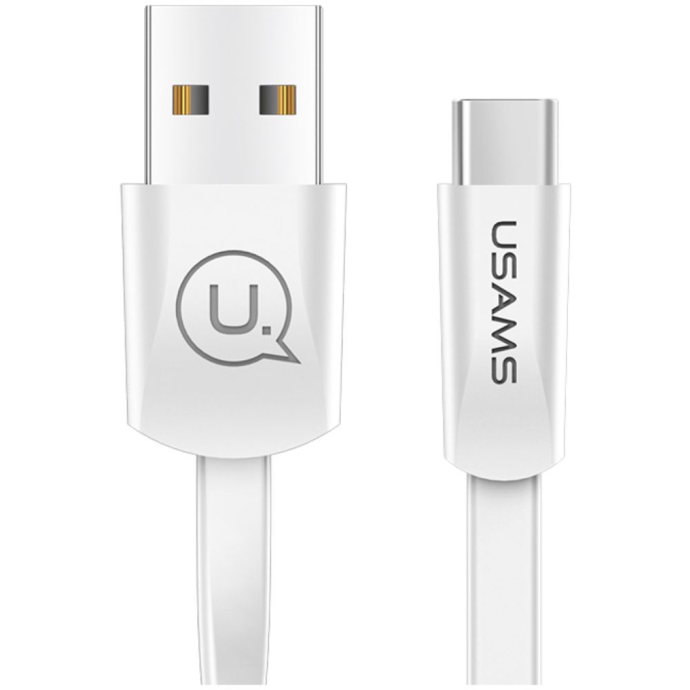 USAMS Καλώδιο USB σε Type-C US-SJ200, 1.2m, λευκό