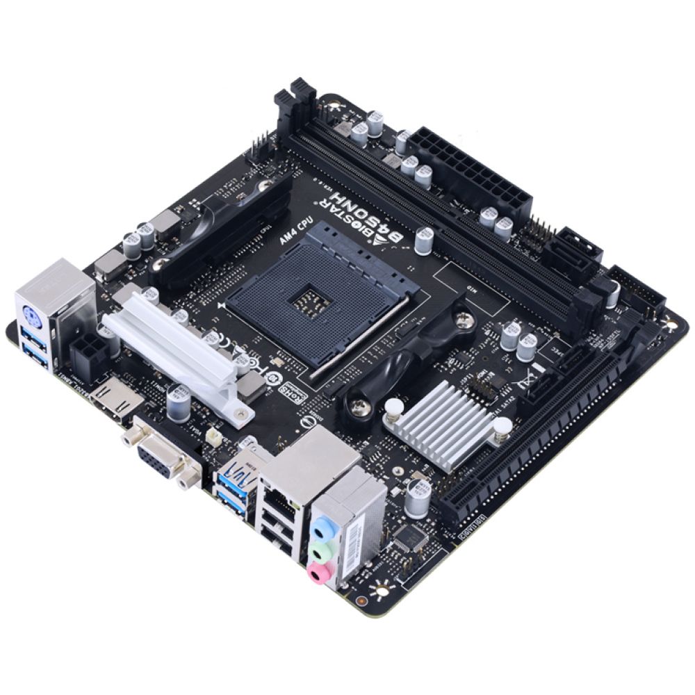 BIOSTAR μητρική B450NH, 2x DDR4, AM4, MiniITX, GbE LAN, Ver. 6.0