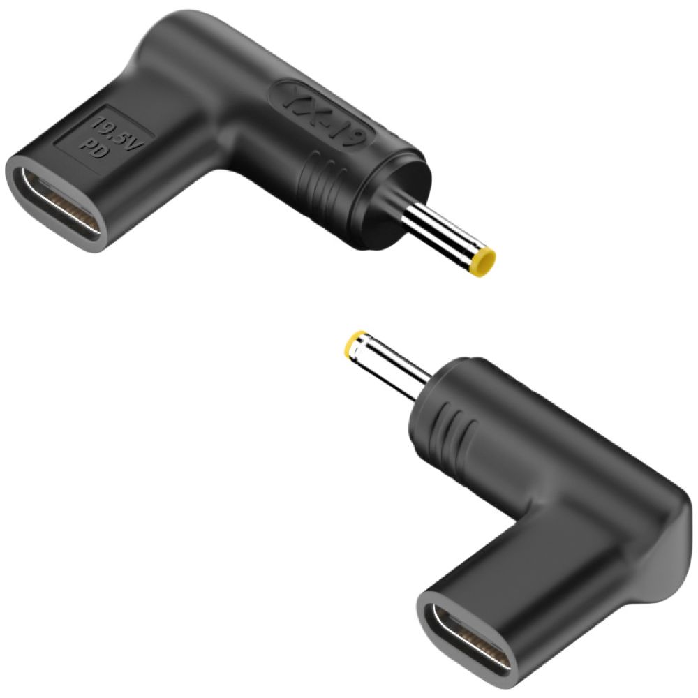 POWERTECH αντάπτορας τροφοδοσίας YX-19, USB-C σε Asus 2.5x0.7mm, μαύρος