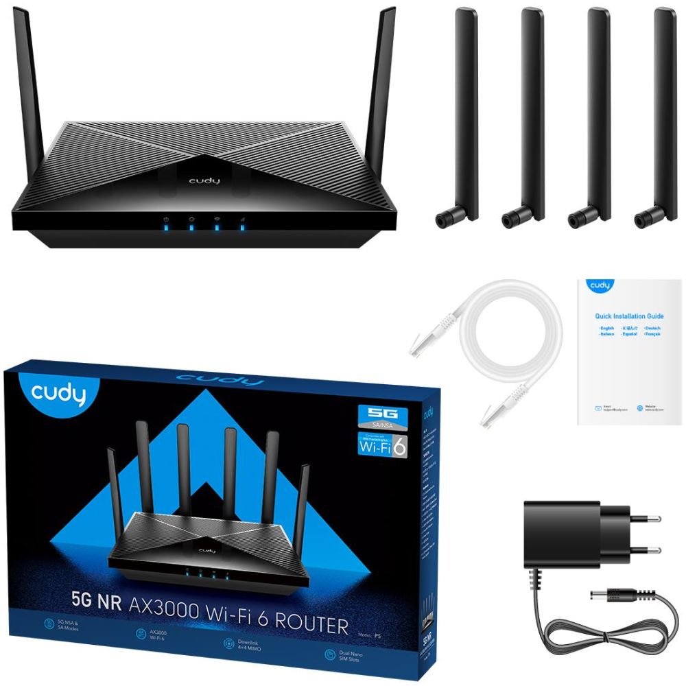 CUDY P5 AX300 WI-FI 5G LTE ROUTER, VPN, MESH - Image 3