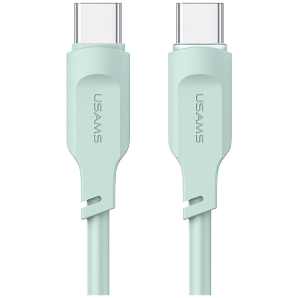 USAMS καλώδιο USB-C σε USB-C US-SJ567, 100W PD, 1.2m, πράσινο