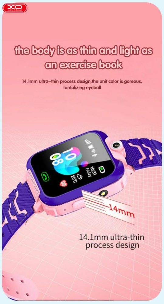 XO H100 KIDS SMART WATCH 2G ΡΟΖ - Image 3