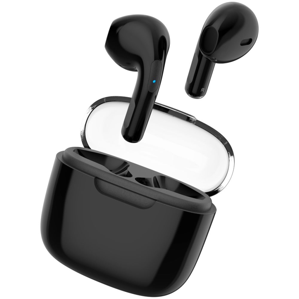 CELEBRAT earphones με θήκη φόρτισης W52, True Wireless, μαύρα