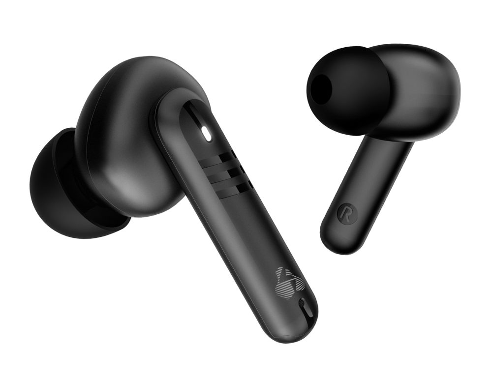 POWERTECH earphones με θήκη φόρτισης PT-1227, TWS, ENC, 30/480mAh, μαύρα - Image 3