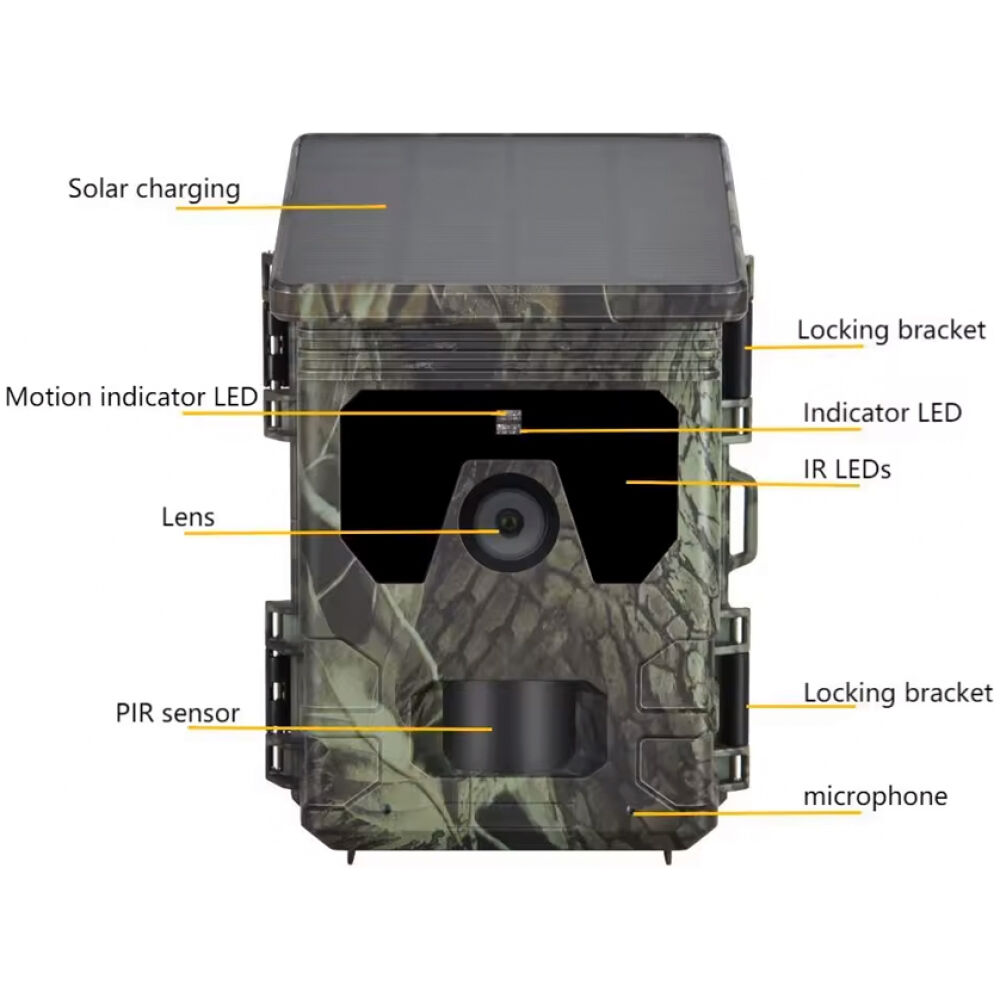 SUNTEK smart ηλιακή κάμερα κυνηγού HC-600PRO, PIR, 4G, 30MP/2K, SD, IP65 - Image 6