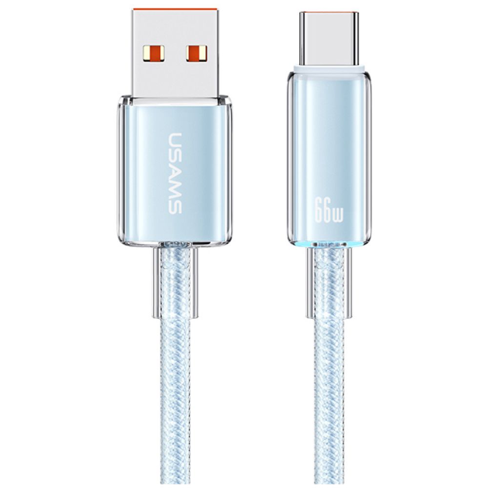 USAMS καλώδιο USB-C σε USB US-SJ658, 66W, 480Mbps, 1.2m, μπλε