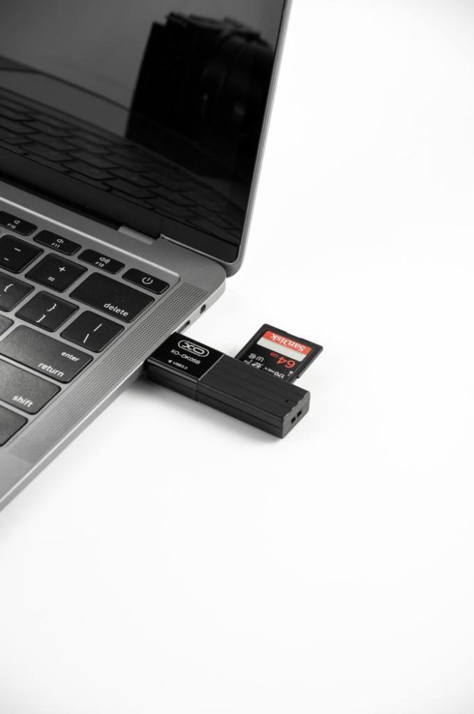 XO DK05B USB 3.0 2-in-1 CARD READER - Image 4