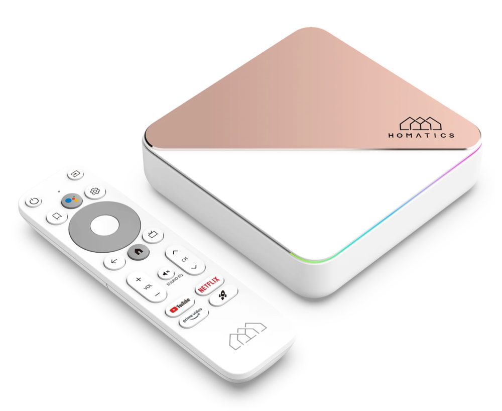 HOMATICS TV Box R 4K Plus, 4/32GB, WiFi, Google πιστοποίηση, Android 11