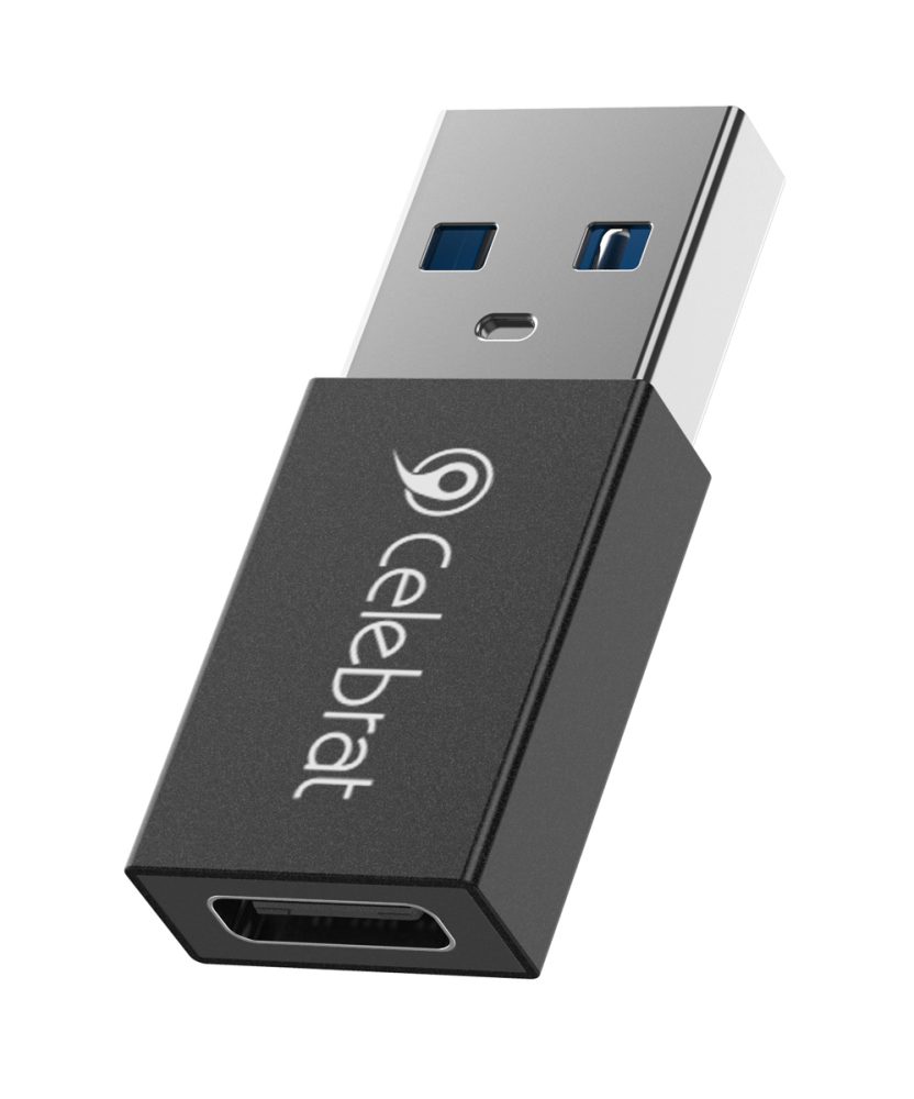 CELEBRAT αντάπτορας USB 3.0 σε USB-C CA-01, 3A, 5Gbps, μαύρος - Image 5