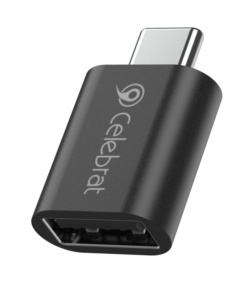 CELEBRAT αντάπτορας USB-C σε USB 3.0 CA-04, 5Gbps, μαύρος - Image 4