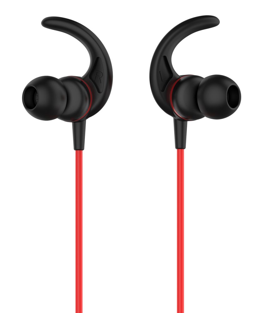 YISON earphones E14 με μαγνήτη, Bluetooth, 10mm, 65mAh, κόκκινα - Image 2