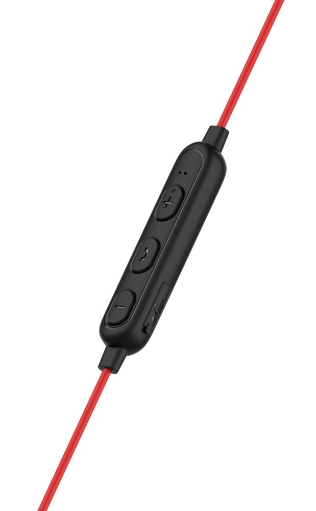 YISON earphones E14 με μαγνήτη, Bluetooth, 10mm, 65mAh, κόκκινα - Image 3