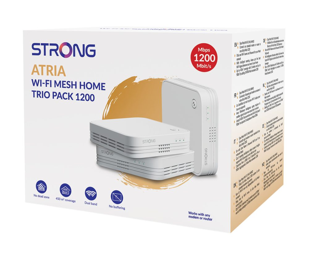 STRONG WiFi Mesh Home Kit ATRIA 1200 V2, 1200Mbps, 3τμχ - Image 10