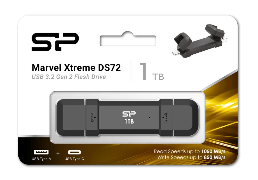 SILICON POWER εξωτερικός SSD Marvel Xtreme DS72 USB-C/USB 3.2 1TB, μαύρο - Image 5