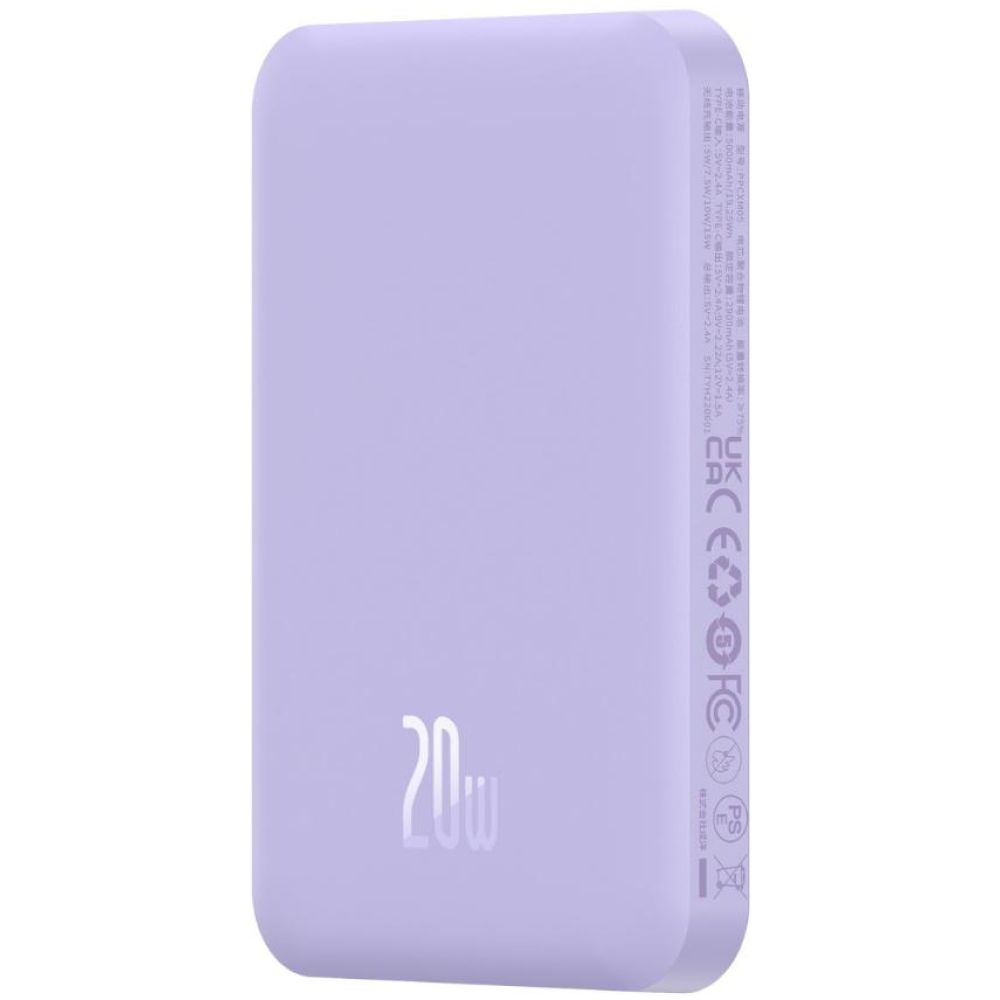 Baseus Magnetic Mini Powerbank 5000mAh 20W (purple) (P10022107513-00) (BASP10022107513-00)