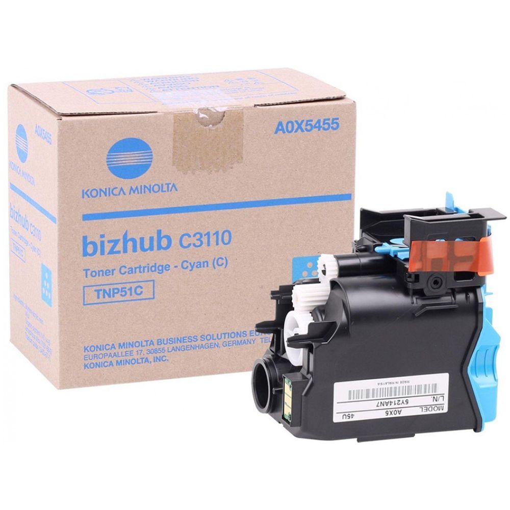 KONICA MINOLTA BIZHUB C3110 TONER CYAN (A0X5455) (MINTNP51C)