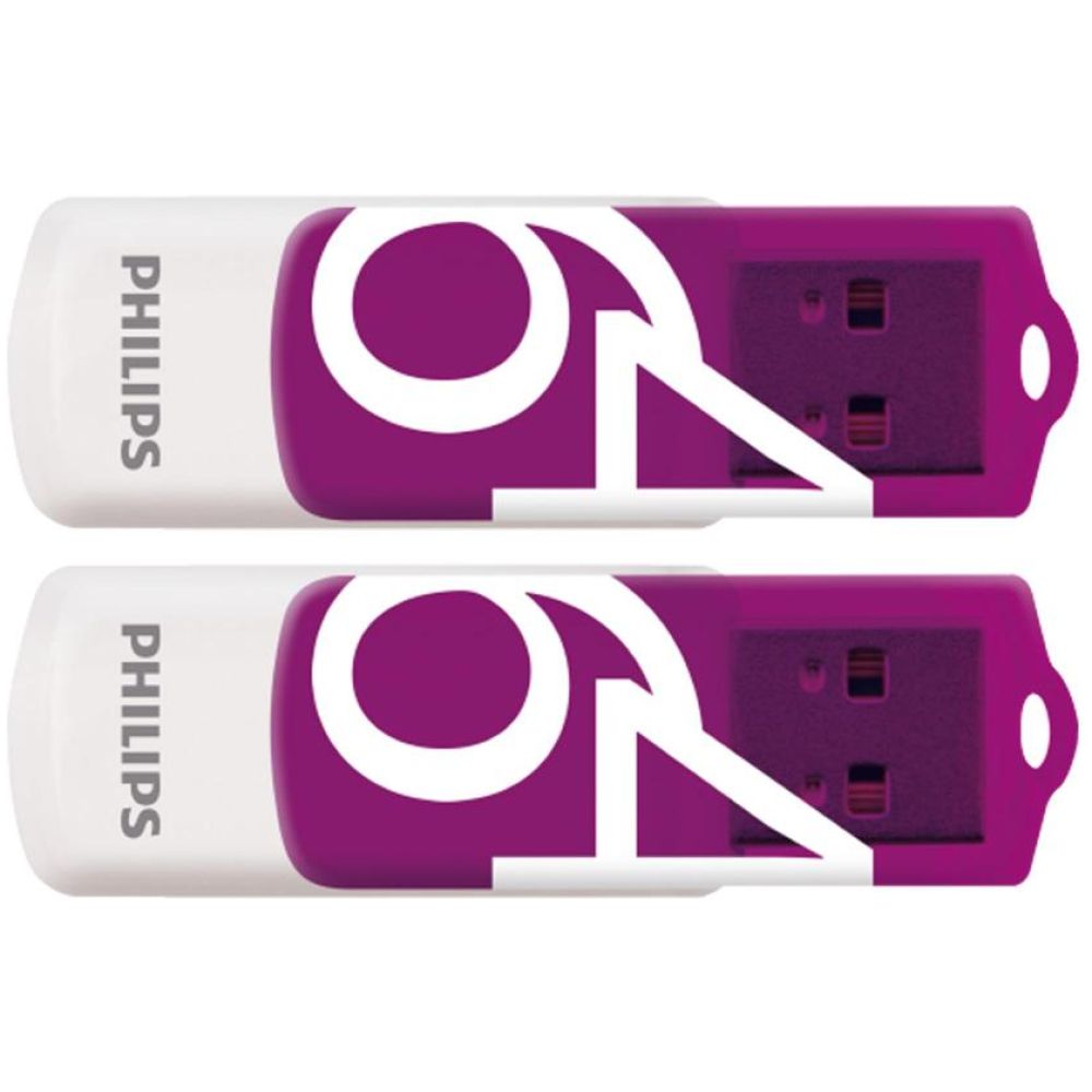 Philips Vivid pack 64GB USB 2.0 Stick Μωβ (FM64FD05D/00) (PHIFM64FD05D-00)