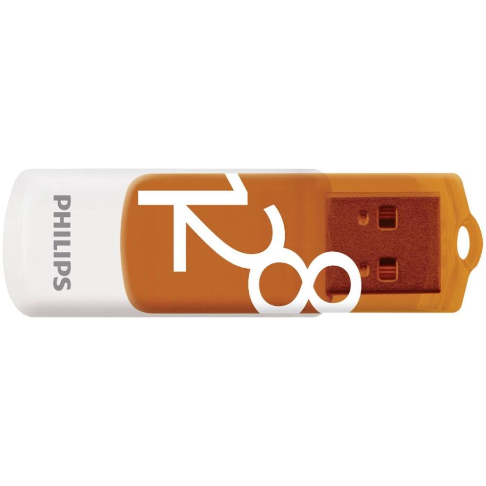 Philips Vivid 128GB USB 2.0 Stick Πορτοκαλί (FM12FD05B/00) (PHIFM12FD05B-00)