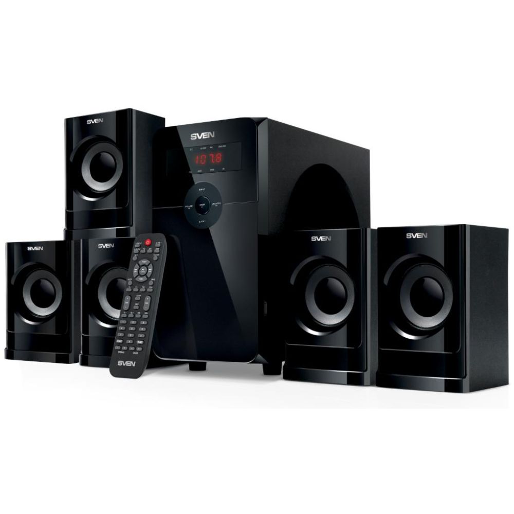 Sven 5.1 Speakers HT-201 Black 20W 5x12W Bluetooth (SV-015770)