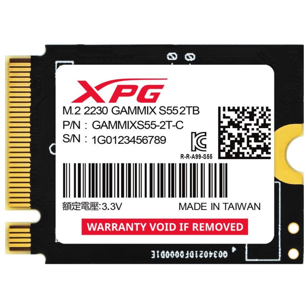 Adata SSD XPG Gammix S55 2TB PCIe 4x4 5/3.2GB/s M223 (SGAMMIXS55-2T-C) (ADASGAMMIXS55-2T-C)