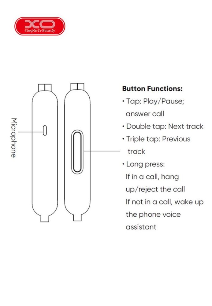 XO EP369 ΑΚΟΥΣΤΙΚΑ HANDSFREE  3.5mm ,ΜΑΥΡΟ - Image 4