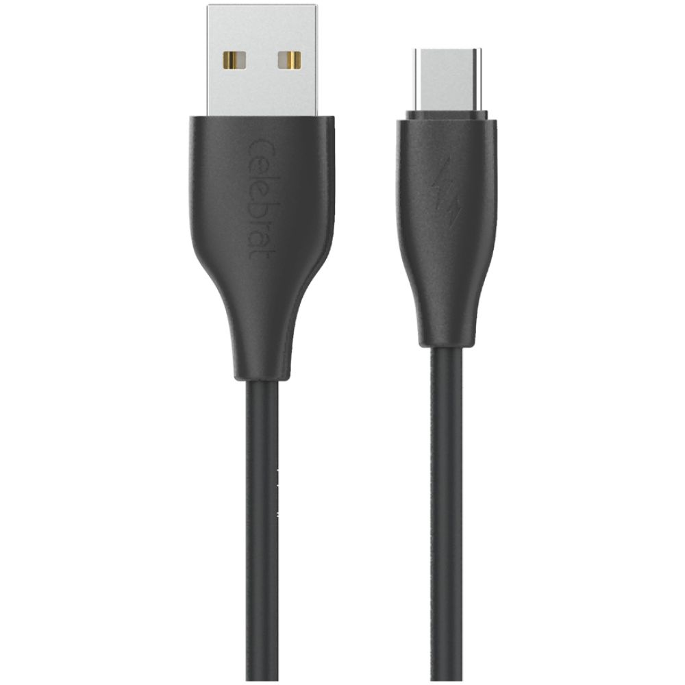 CELEBRAT καλώδιο USB-C σε USB CB-31A, 15W, 480Mbps, 1m, μαύρο - Image 3