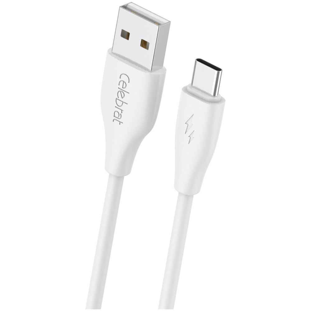 CELEBRAT καλώδιο USB-C σε USB CB-31A, 15W, 480Mbps, 1m, λευκό