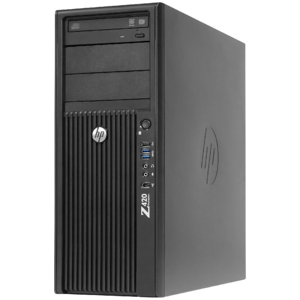 HP Workstation Z420 Tower, Refurbished Grade A Repainted, E51650 V2, 16GB, 1TB, DVD, Nvidia 410, FreeDOS