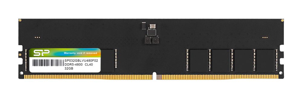 SILICON POWER μνήμη DDR5 UDIMM SP032GBLVU480F02, 32GB, 4800MHz, CL40